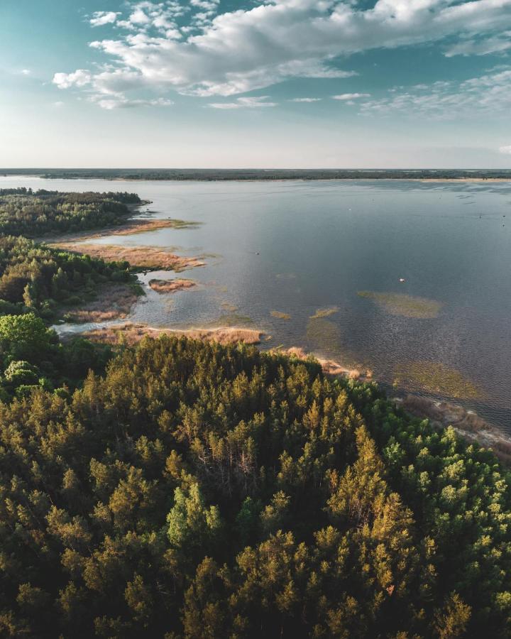 Lesna 21 Dom Poludnie Przy Puszcza Bialowieska Luka Экстерьер фото