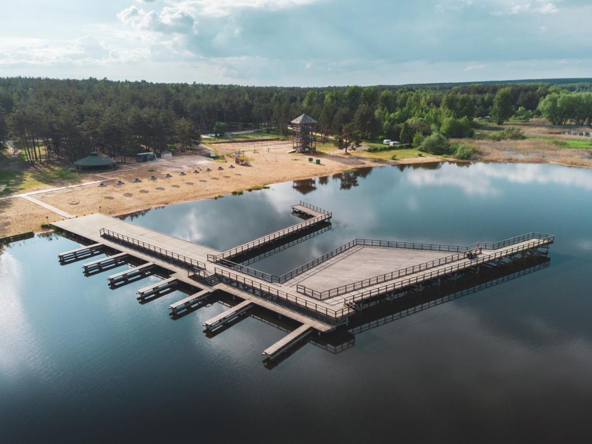 Lesna 21 Dom Poludnie Przy Puszcza Bialowieska Luka Экстерьер фото