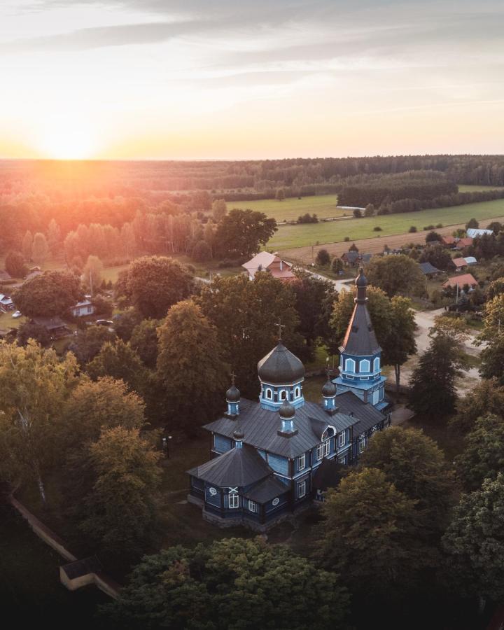 Lesna 21 Dom Poludnie Przy Puszcza Bialowieska Luka Экстерьер фото