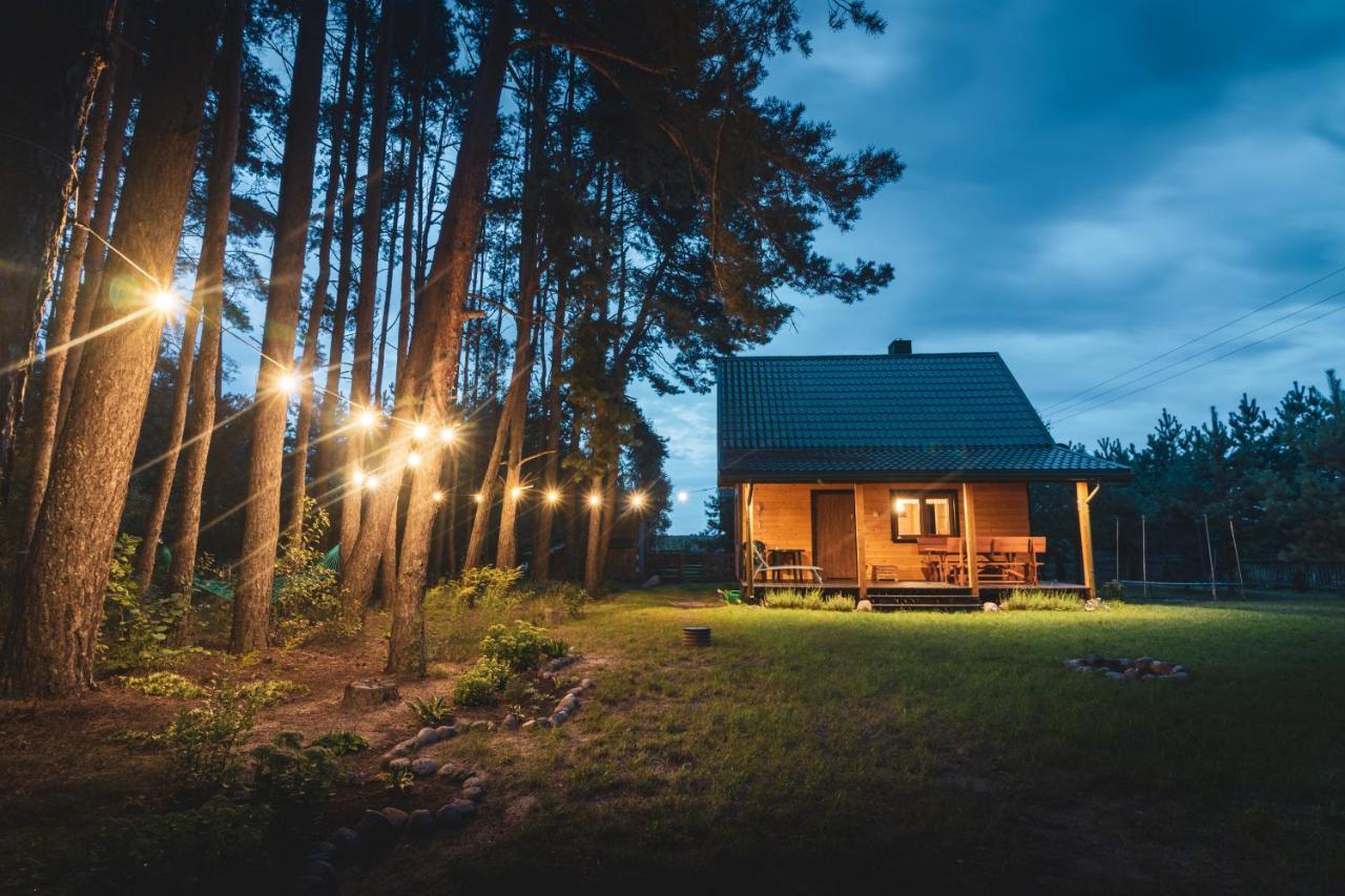 Lesna 21 Dom Poludnie Przy Puszcza Bialowieska Luka Экстерьер фото